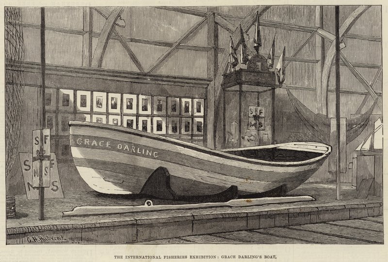 Den internationella fiskeutställningen, Grace Darlings båt av George Henry Andrews