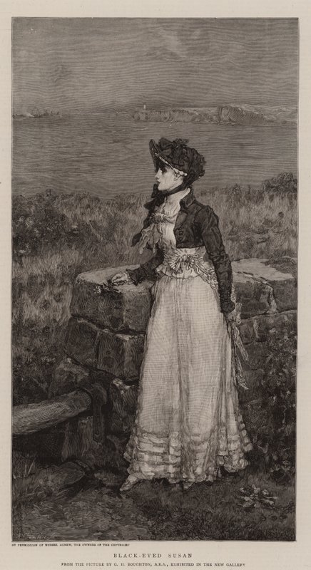 Svartögda Susan av George Henry Boughton