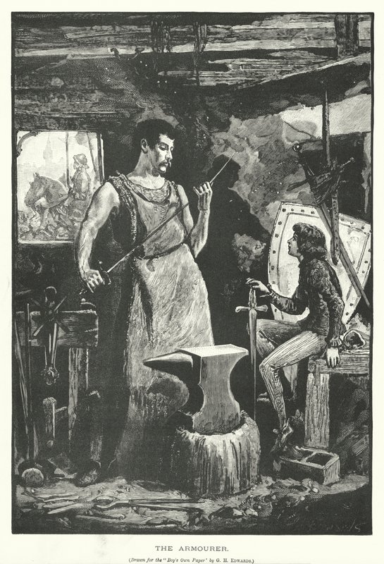 Armourer (gravyr) av George Henry Edwards