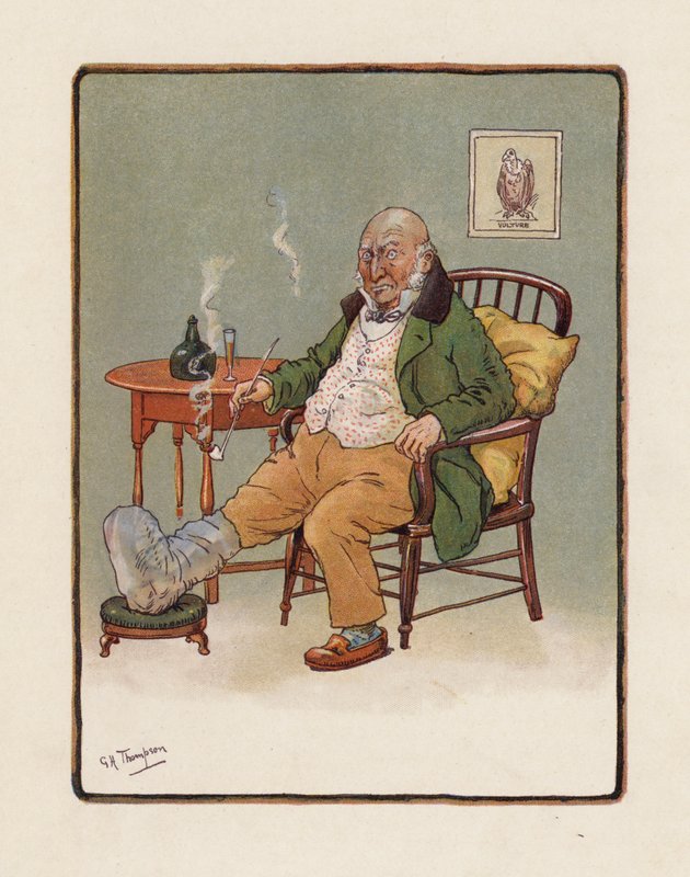 Morfar (färglitografi) av George Henry Thompson