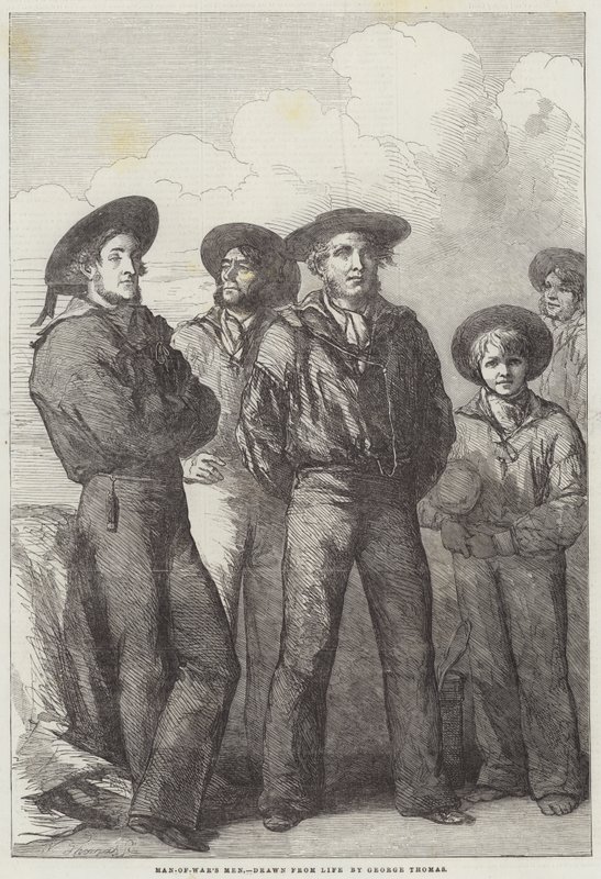Man-of-Wars män av George Housman Thomas