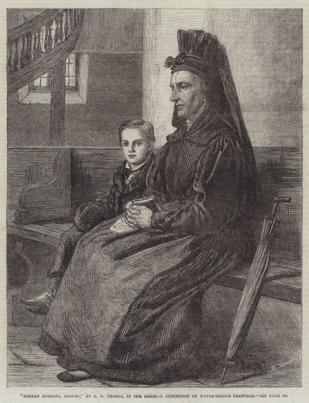 Söndagsmorgon, Coburg av George Housman Thomas