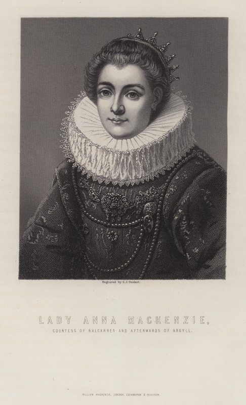 Lady Anna Mackenzie, grevinna av Balcarres och därefter av Argyll av George J. Stodart