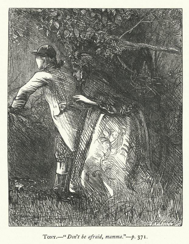 Illustration för She Stoops To Conquer (gravyr) av George John Pinwell