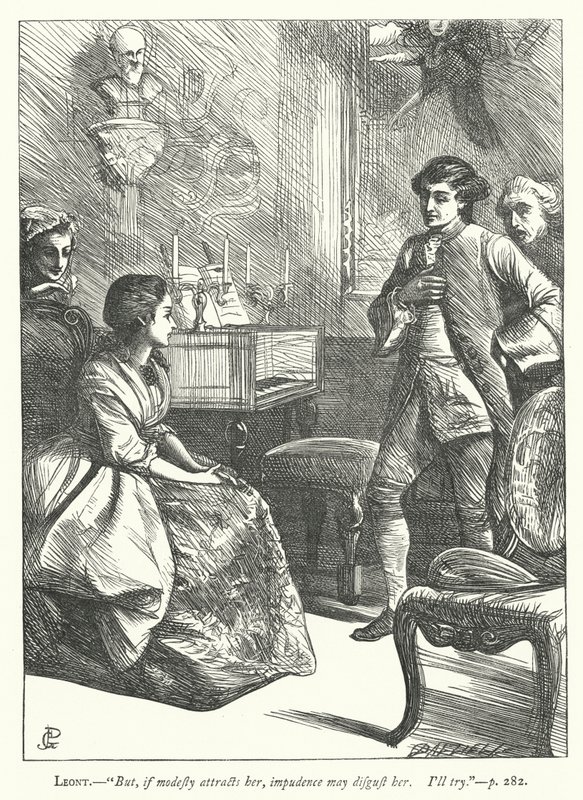 Illustration för den godmodiga mannen (gravyr) av George John Pinwell