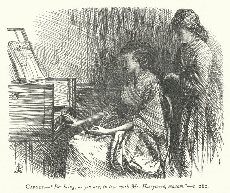 Illustration för den godmodiga mannen (gravyr) av George John Pinwell