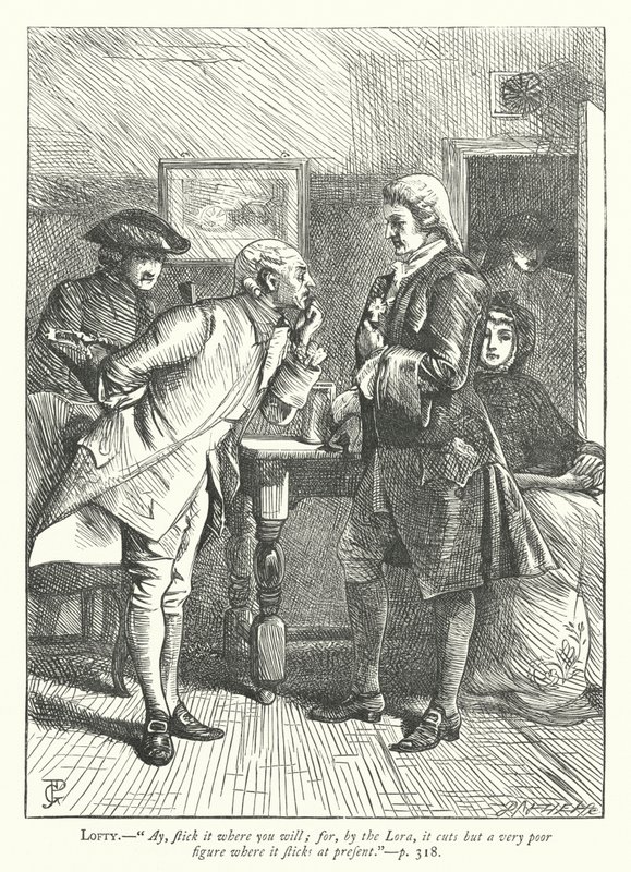 Illustration för den godmodiga mannen (gravyr) av George John Pinwell
