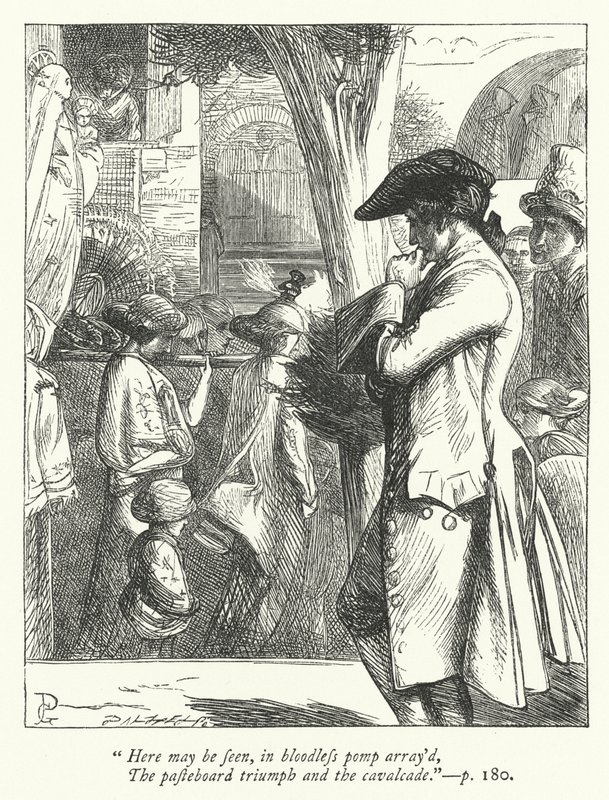 Illustration för Resenären (gravyr) av George John Pinwell