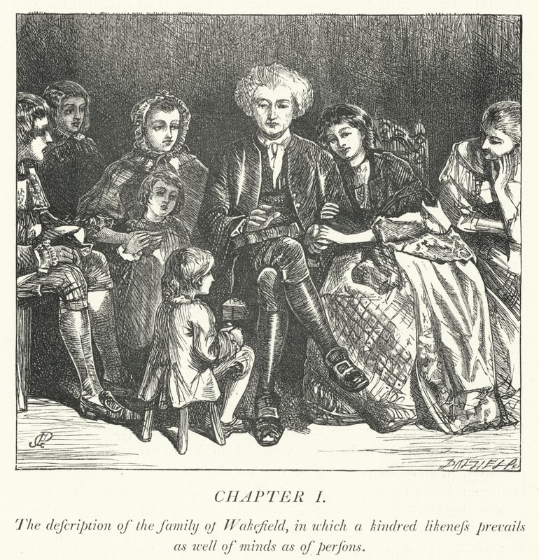 Illustration för The Vicar of Wakefield (gravyr) av George John Pinwell