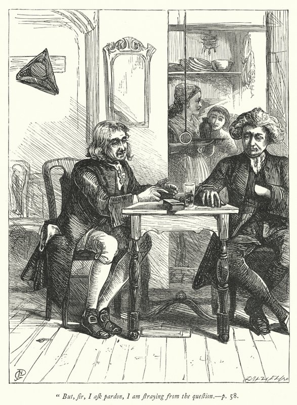 Illustration för The Vicar of Wakefield (gravyr) av George John Pinwell