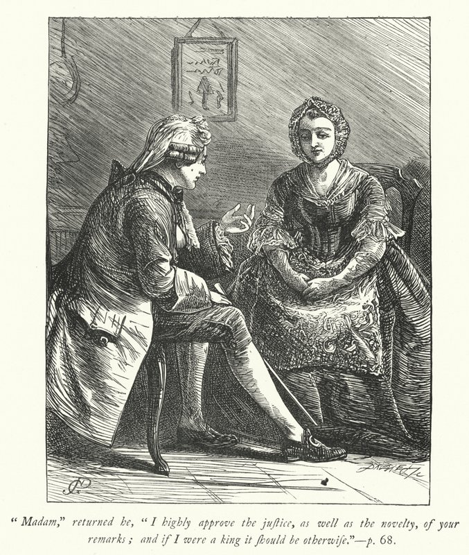 Illustration för The Vicar of Wakefield (gravyr) av George John Pinwell