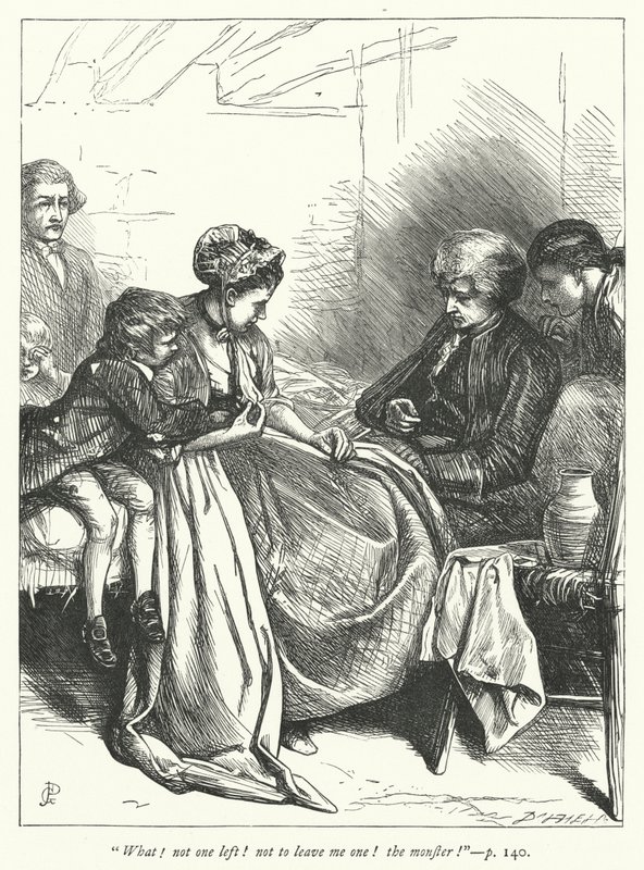 Illustration för The Vicar of Wakefield (gravyr) av George John Pinwell
