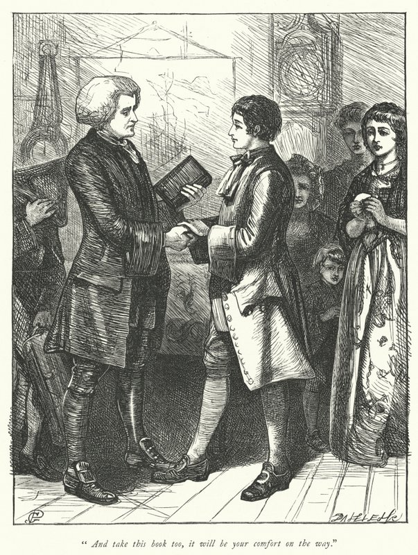 Illustration för The Vicar of Wakefield (gravyr) av George John Pinwell