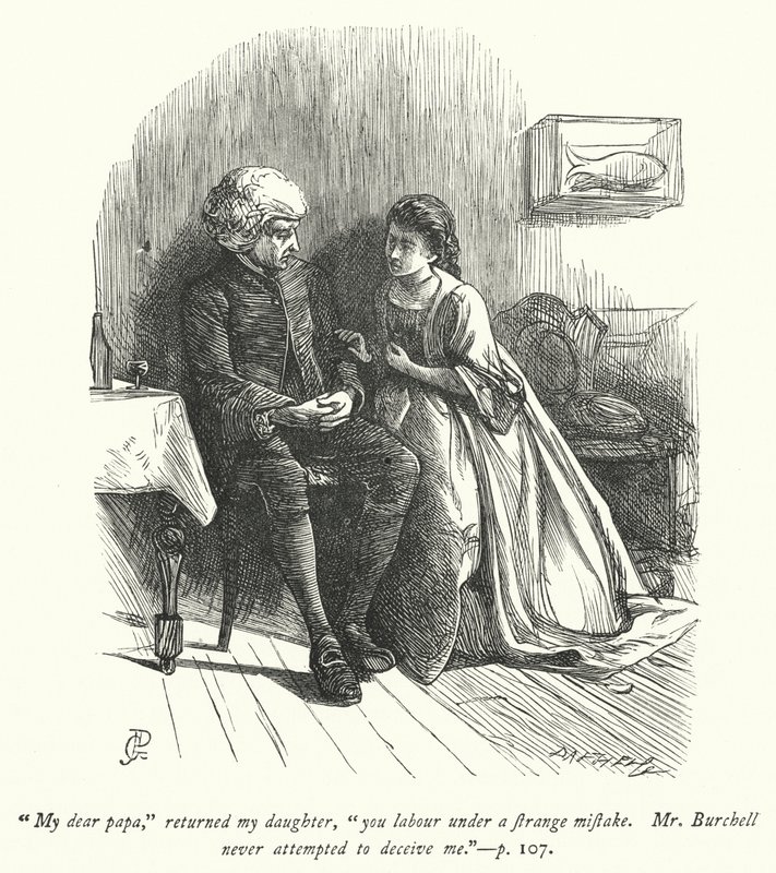 Illustration för The Vicar of Wakefield (gravyr) av George John Pinwell