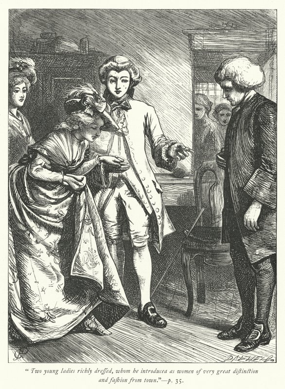 Illustration för The Vicar of Wakefield (gravyr) av George John Pinwell