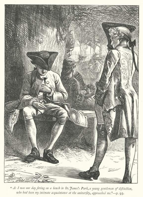 Illustration för The Vicar of Wakefield (gravyr) av George John Pinwell