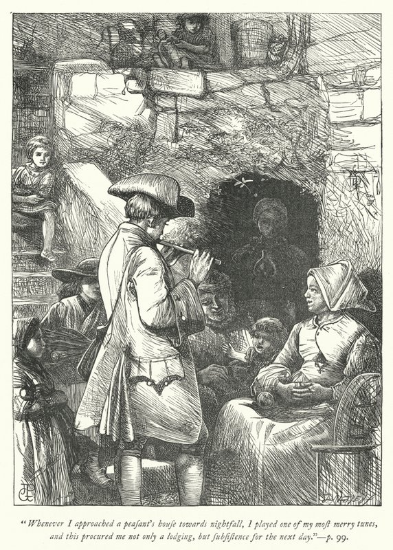 Illustration för The Vicar of Wakefield (gravyr) av George John Pinwell