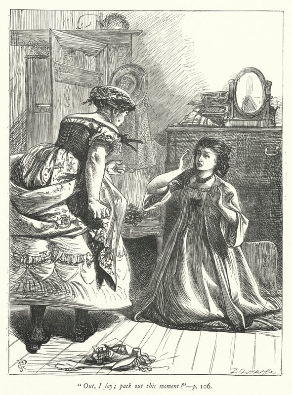 Illustration för The Vicar of Wakefield (gravyr) av George John Pinwell