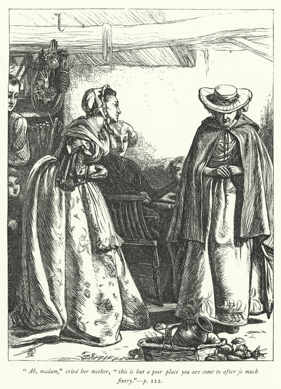 Illustration för The Vicar of Wakefield (gravyr) av George John Pinwell