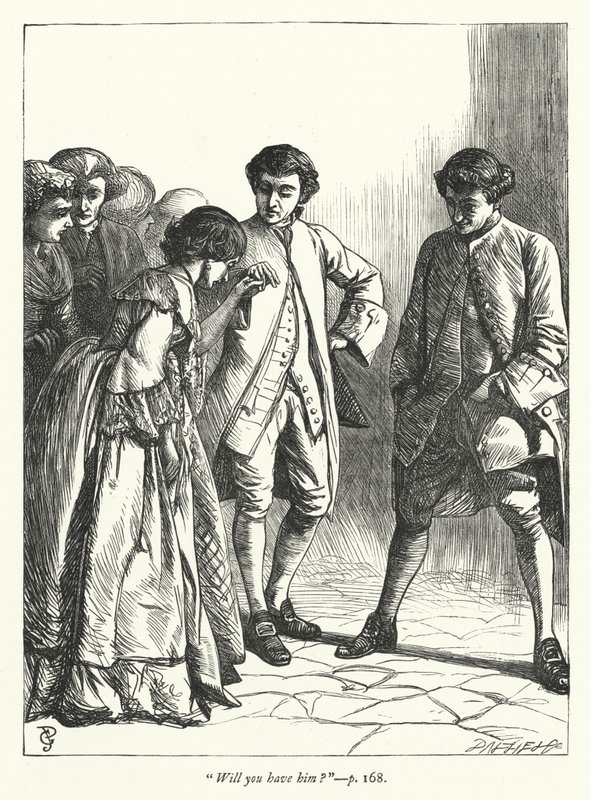 Illustration för The Vicar of Wakefield (gravyr) av George John Pinwell