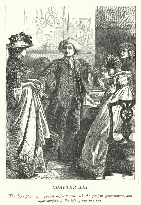 Illustration för The Vicar of Wakefield (gravyr) av George John Pinwell
