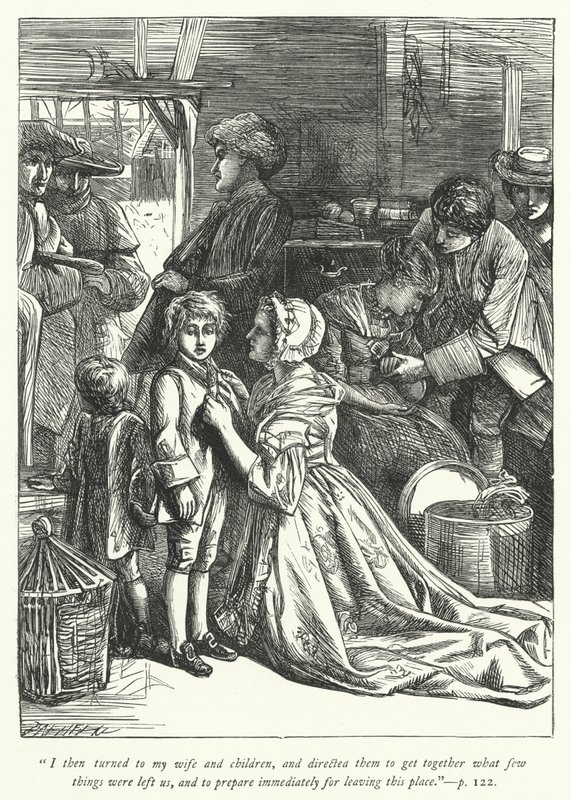 Illustration för The Vicar of Wakefield (gravyr) av George John Pinwell
