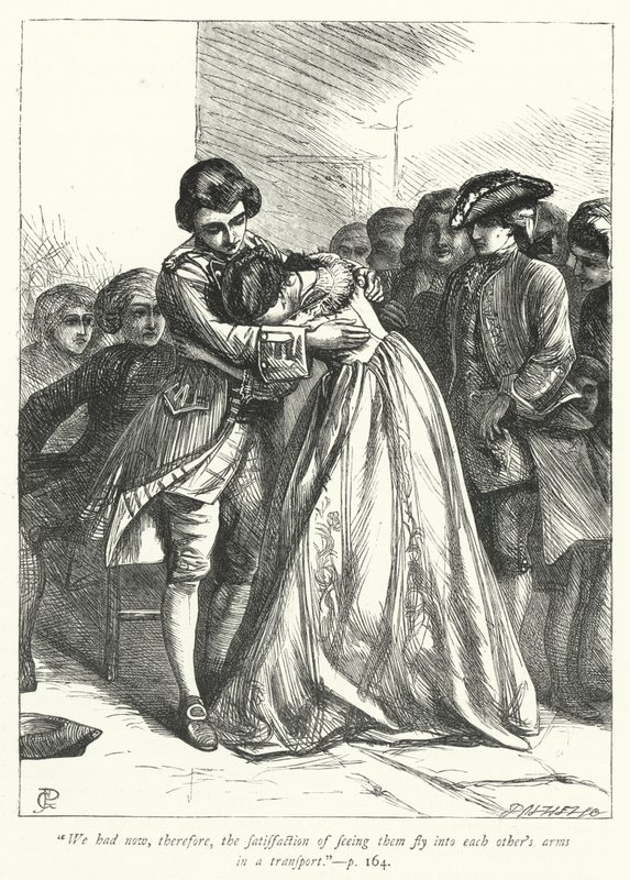 Illustration för The Vicar of Wakefield (gravyr) av George John Pinwell