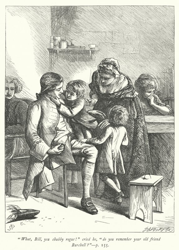 Illustration för The Vicar of Wakefield (gravyr) av George John Pinwell