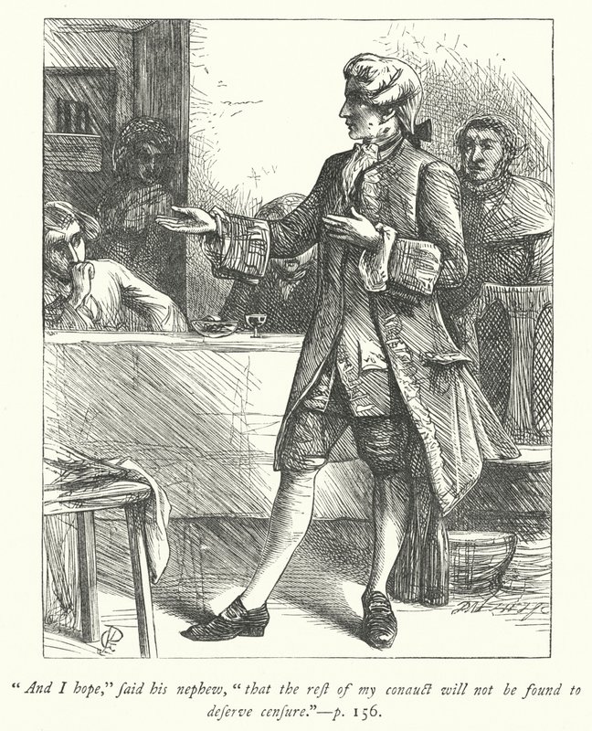 Illustration för The Vicar of Wakefield (gravyr) av George John Pinwell