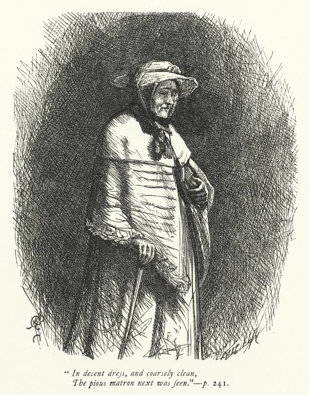Illustration för Threnodia Augustalis (gravyr) av George John Pinwell