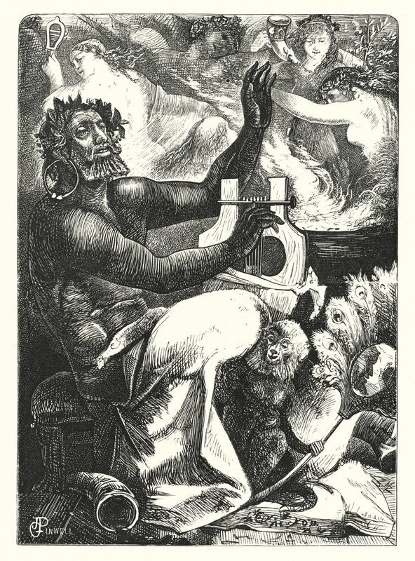 Pan Vinctus - Pan Victor (gravyr) av George John Pinwell