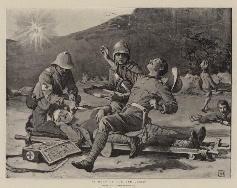En hjälte från Röda Korset av George Percy Jacomb Hood