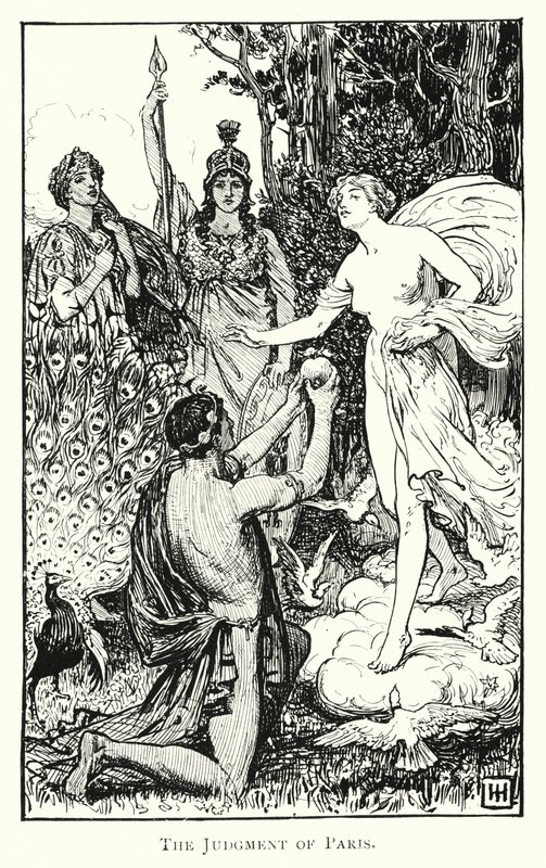 Odyssey: The Judgment of Paris (gravyr) av George Percy Jacomb Hood
