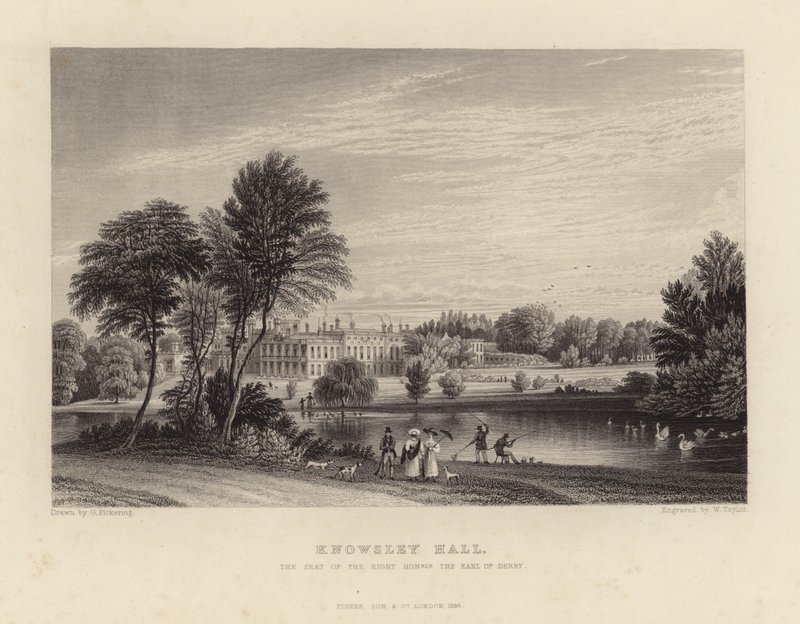 Knowsley Hall av George Pickering