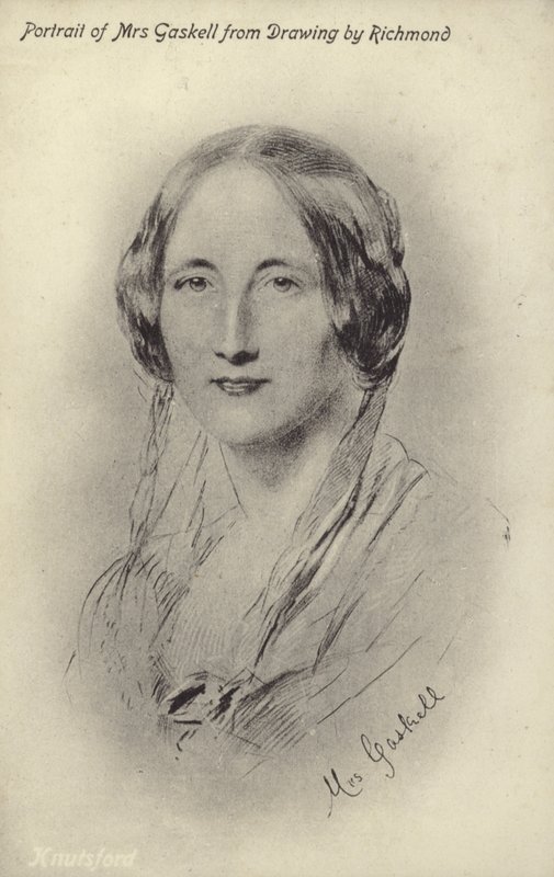Mrs Gaskell (1810-1865), engelsk romanförfattare och novellist. av George Richmond