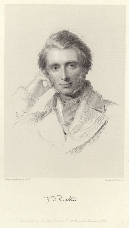 Porträtt av John Ruskin av George Richmond