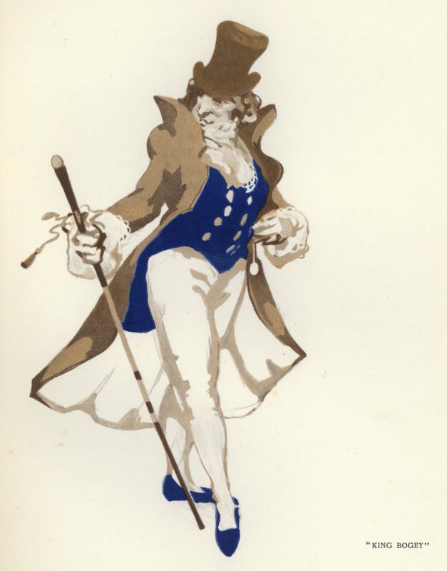 Illustration för The Happy Hypocrite av Max Beerbohm (färg litho) av George Sheringham