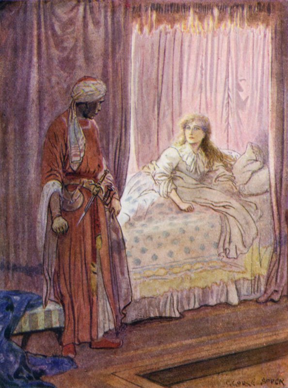 Desdemona väcktes och såg på Othello av George Soper