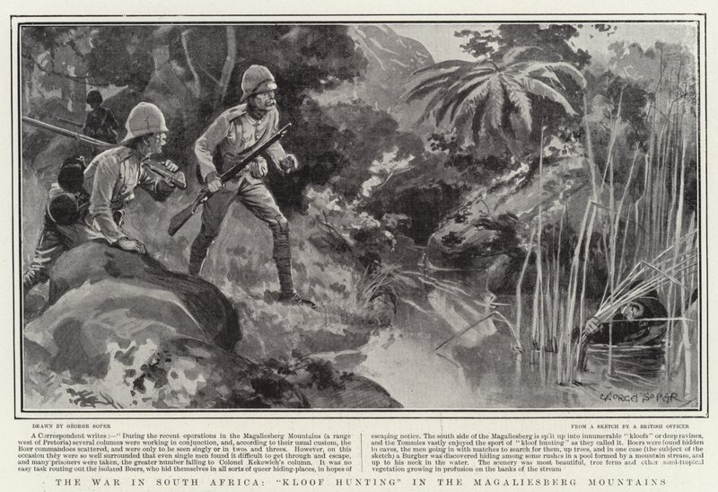 Kriget i Sydafrika, Kloof Hunting i Magaliesbergbergen av George Soper