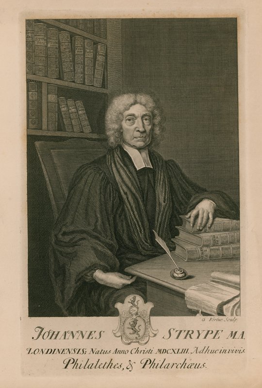 Johannes Strype MA, Philalethes und Philarchaeus av George Vertue