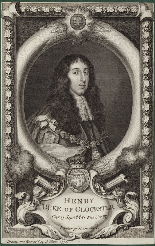 Porträtt av Henry Stuart, hertig av Gloucester av George Vertue