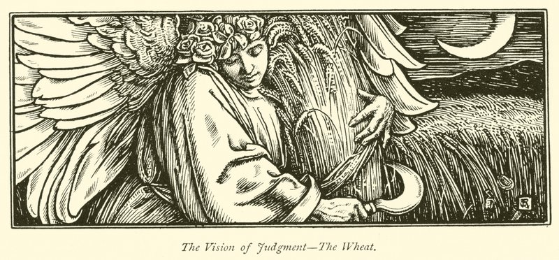 Visionen om domen, vetet (gravyr) av George Woolliscroft Rhead