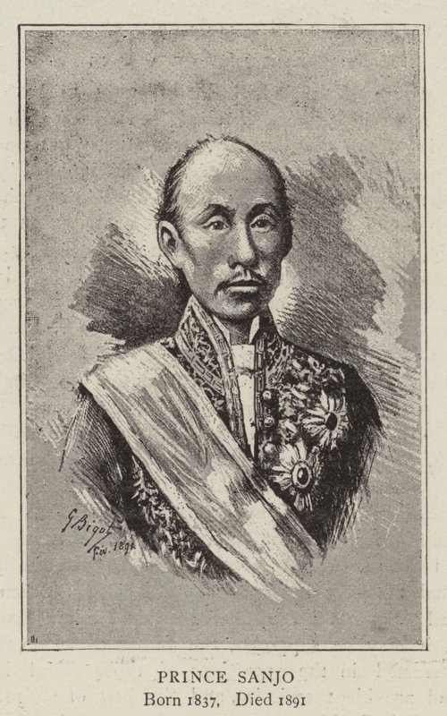 Prince Sanjo av Georges Ferdinand Bigot