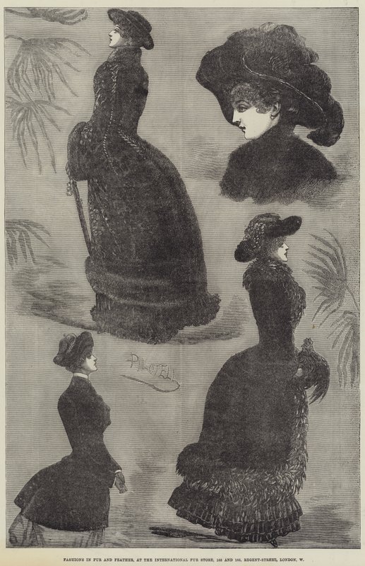 Annons, International Fur Store av Georges Labadie Pilotell