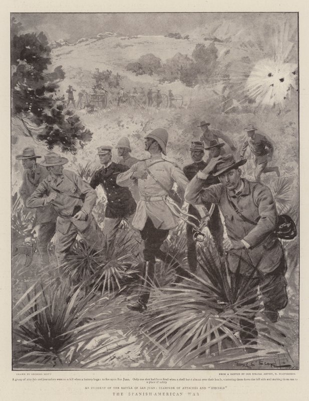 Spansk-amerikanska kriget av Georges Bertin Scott
