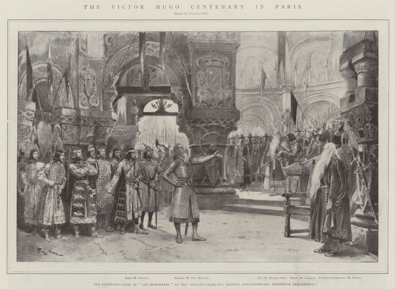 Victor Hugos hundraårsjubileum i Paris av Georges Bertin Scott