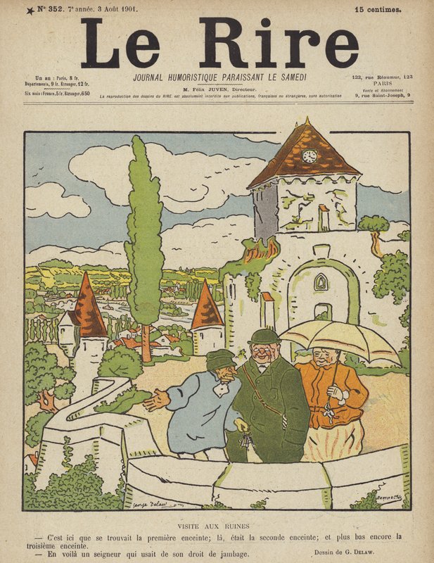 Illustration för Le Rire av Georges Delaw