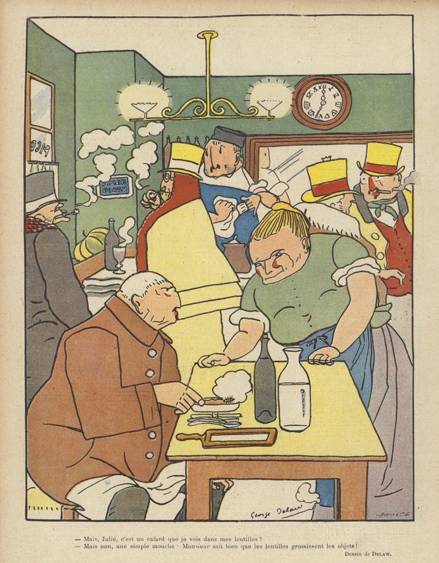 Illustration för Le Rire av Georges Delaw