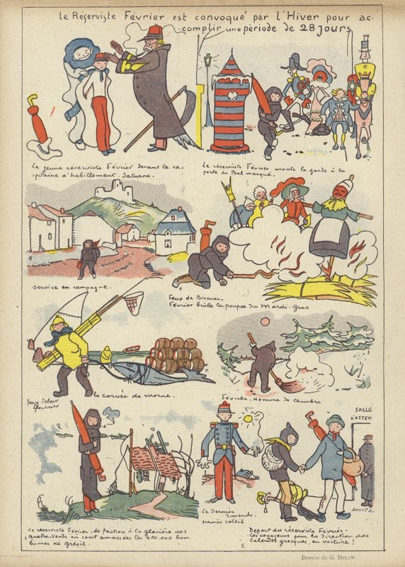 Illustration för Le Rire av Georges Delaw