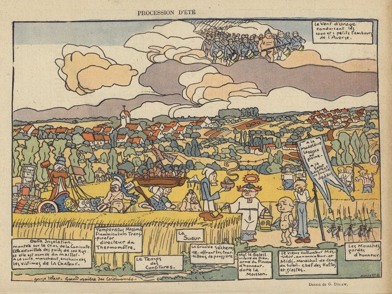 Illustration för Le Rire av Georges Delaw